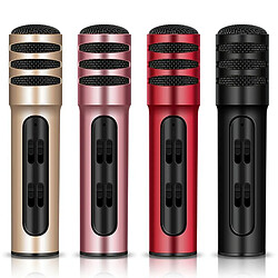 Yonis Microphone Karaoke Portable Rose Haute Qualité