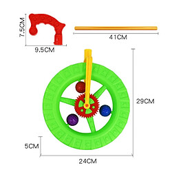 Acheter Wewoo Jouet pour Le chariot joue la livraison aléatoire de couleur de poussoir de roue simple de marcheur de bébé