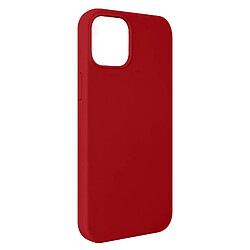 Avizar Coque iPhone 13 Mini Silicone Semi-rigide Finition Soft-touch rouge carmin