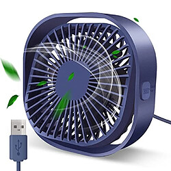 Avis Petit Ventilateur de Bureau USB, ventilateur de Refroidissement de Table Portable Personnel De 4 Pouces 3 Vitesses Silencieux Mini 360? Ventilateur de bureau Rotatif avec Câble Alimenté par USB pour le bureau à Domicile