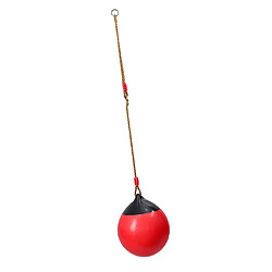 Avis Siège De Balançoire Extérieur Bounce Ball Avec Corde Robuste Pour Enfants Et Adultes, Rouge