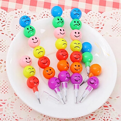 Wewoo 3 PCS papeterie créative enfants Cartoon bonbons colorés ne pas couper le crayon