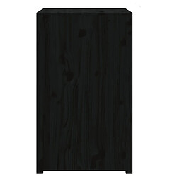 Acheter vidaXL Armoire de cuisine d'extérieur noir 55x55x92 cm bois pin massif