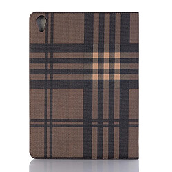 Avis Wewoo Housse Étui Coque Etui en cuir PU à rabat horizontal à carreaux pour iPad Pro 11 pouces 2018avec support et emplacements cartes et porte-monnaie café