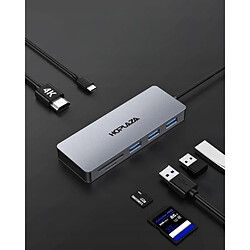 Avis GUPBOO ADAPTATEUR HUB USB-C USB HDMI 4K SD MACBOOK PRO/AIR,JL1355