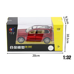 Universal 1: 24 Nouveau modèle de voiture en alliage BMW X7 Voiture jouet moulée sous pression Simulation du son des lumières Retour à la collection de jouets pour enfants Livraison gratuite | Voiture jouet moulée sous pression(Rouge) pas cher