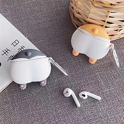 GUPBOO Airpods Coque Housse Étui Protecteur Compatible pour AirPods 3-Dessin animé corgi cul sexy silicone