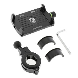 Avis 2 Ensembles De Support De Téléphone De Guidon De Moto Universel Support Avec Chargeur USB