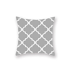 Avis YP Select 3 Pcs Argent Gris Géométrique Pêche-Peau Oreiller Titulaire Bus Bureau Oreiller Housse de Coussin - 3 Argent 45X45 CM