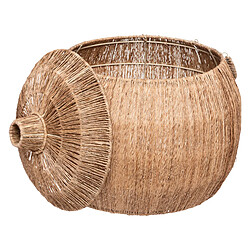 Atmosphera, Createur D'Interieur Panier Balaya rond en jute x 2 Beige - ATMOSPHERA pas cher