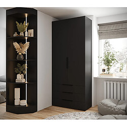 Abiks Meble Armoire Inova 1 236,7/100/47 (nero/nero)