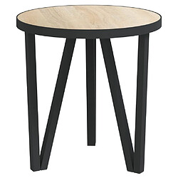 vidaXL Table à thé Chêne Sonoma Ø35 cm MDF