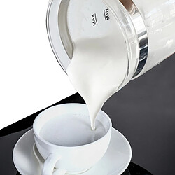 Universal Fabricant de mousse électrique Mélangeur automatique de mousse de lait Chauffeur Latte Cappuccino Chauffeur à mousse thermique Cafetière fantaisie EU | Cafetière | Coupe automatique de lait Latte Disc Cappuccino