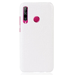 Wewoo Coque PC antichoc texture crocodile + PU pour Huawei Honor 10i / 20i blanc