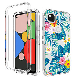 Coque en TPU anti-chute pour votre Google Pixel 4a - Feuille de plantain