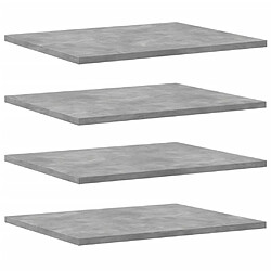 vidaXL Panneaux de bibliothèque 8 pcs gris béton bois d’ingénierie