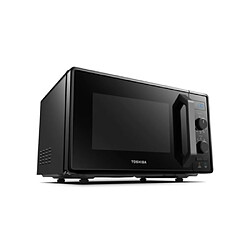 Avis Toshiba MW2-AG23PF(BK) Micro Ondes 900W 23L 8 Menus Préprogrammés Démarrage Rapide Verre Noir