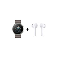 Huawei Pack Watch Gt2 Pro Classique + Freebuds 3i Blanc