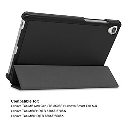 Enkay Etui en PU avec support bleu clair pour votre Lenovo Tab M8/M8 (2nd Gen)/M8 (3rd Gen)