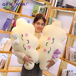 Universal 50 cm Nouveau style Kawaii Cloud Plux Oreiller de canapé doux Coussin Lovey Smile Cloud en peluche Toys