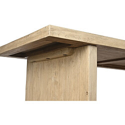 Acheter Pegane Table à manger, table de repas rectangulaire en bois coloris naturel - longueur 244 x profondeur 102 x Hauteur 76 cm