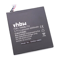 vhbw Li-Polymer batterie 4200mAh (3.7V) pour PC Pad Tab Tablette LG V495, G PadF 8.0,G Pad F7 comme BL-T14, EAC62638401.