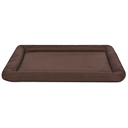 Helloshop26 Matelas lit panier pour chiens animaux de compagnie taille L marron 02_0001594