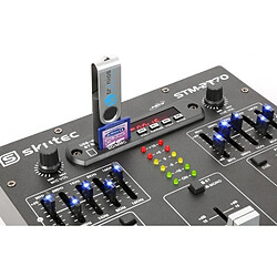 Acheter Skytec STM-2270 Table de mixage 4 canaux Bluetooth USB SD MP3 FX Skytec