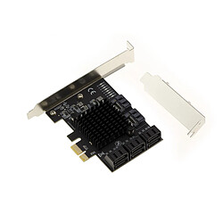 Kalea-Informatique Carte PCIe 3.0 1x avec 8 ports SATA 6G. Chipset ASM1068