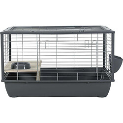 ZOLUX Cage pour cochon d'inde/lapin Neolife connect 80 cm gris.