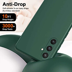 Avis Htdmobiles Coque pour Samsung Galaxy S24 5G - housse etui silicone gel fine + verre trempe - VERT