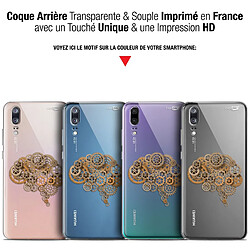 Avis Caseink Coque arrière Huawei P20 (5.8 ) Gel HD [ Nouvelle Collection - Souple - Antichoc - Imprimé en France] Mécanismes du Cerveau