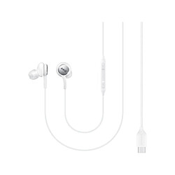 Samsung Ecouteurs Intra-Auriculaires Type-C avec Télécommande et Microphone Intégrés Blanc