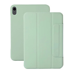 Etui en PU + TPU auto-absorbé avec support Vert matcha pour votre iPad mini (2021)