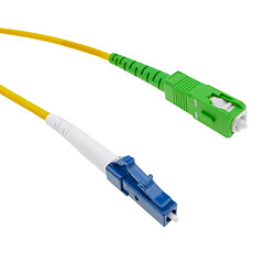 Cablematic - Cable fibre optique LC/PC SC/APC simplex monomodes 9/125 de 10 m