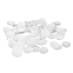 Acheter 100 Pièces Boutons Ronds En Plastique Base Pour Boutons De Tissu Diy 15mm