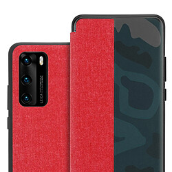 Cadorabo Coque Huawei P40 Etui en Rouge