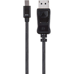 Avis Accell B143b-003b UltraAV câble Mini DisplayPort vers DisplayPort 1.2 avec Verrouillage ? 3.3 Pieds (1 Metre), Noir 3.3 Feet (1 Meter) Noir