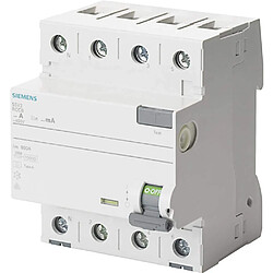 Disjoncteur différentiel Siemens 5SV3344-6KL 4 pôles 40 A 0.03 A 400 V 1 pc(s)