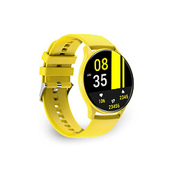 Montre intelligente Ksix Core - Écran AMOLED 1.43 ? - Autonomie de 5 jours - Modes Sports et Santé, Appels, Assistants vocaux - Submersible - Couleur Jaune