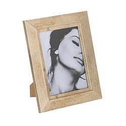 BigBuy Home Cadre photo Beige Bois Verre