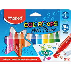 Maped Feutre COLOR'PEPS Mini Power, étui de 12 en carton ()