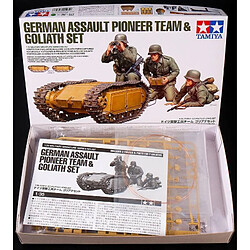 Tamiya Figurine Mignature German Assault Pioneer Team & Goliath Set