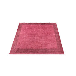 Avis Vidal Tapis de laine 152x147 rose Darya