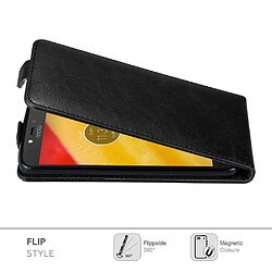 Cadorabo Coque Motorola MOTO C PLUS Etui en Noir