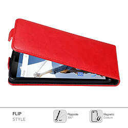 Cadorabo Coque Motorola Google NEXUS 6 Etui en Rouge