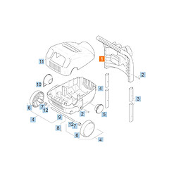 Karcher Poignée Chariot REP 1 Poignée pour chariot de transport KARCHER - Compatible nettoyeur haute-pression - Modèle K440M, K440