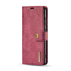 Avis Dg.Ming Etui en PU + TPU fente 2 en 1 amovible rouge pour votre Samsung Galaxy A71