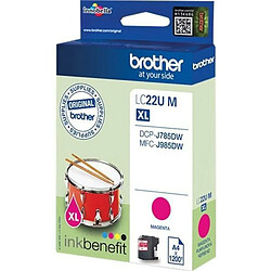 Cartouche d'encre originale Brother LC-22UY Magenta