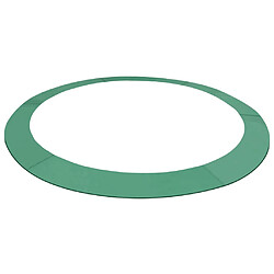 vidaXL Coussin de sécurité PE Vert de trampoline rond de 3,05 m